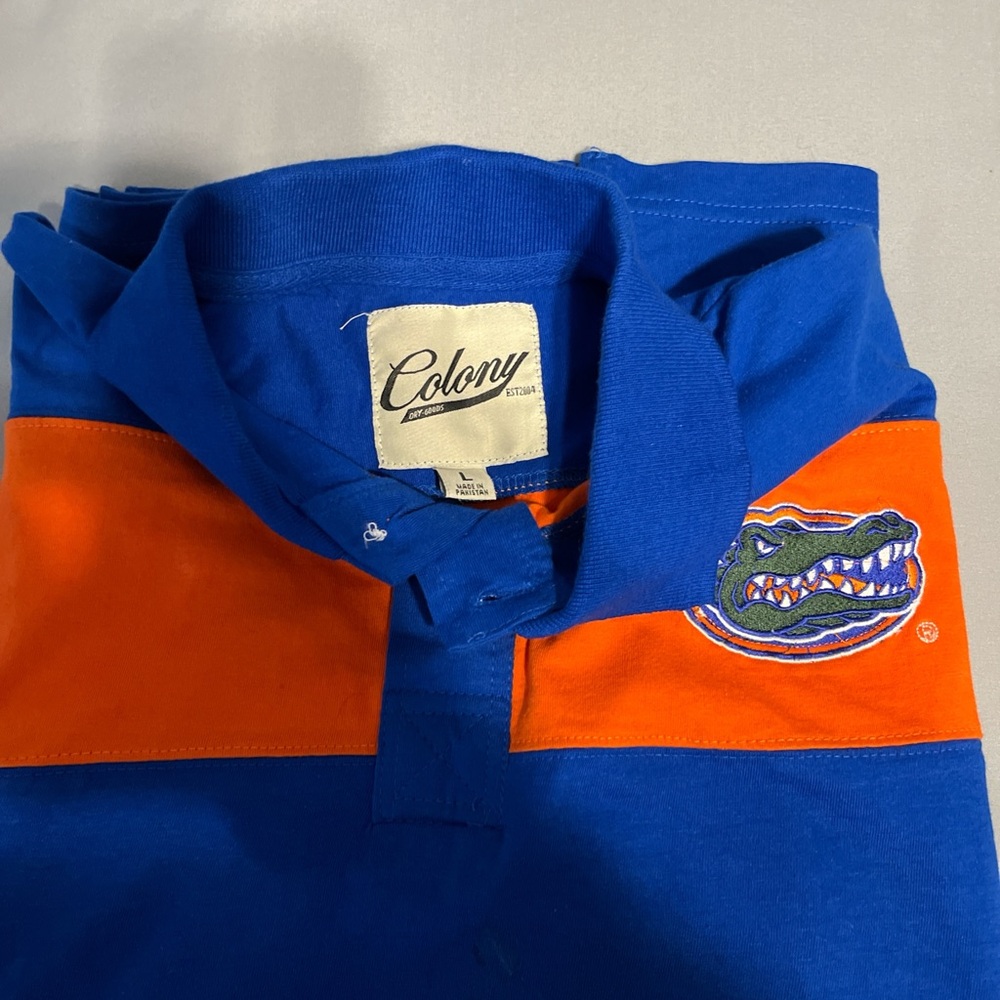 Rugby Style University of Florida Polo Sz L